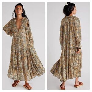 Free People Feeling Groovy Floral Maxi Dress
